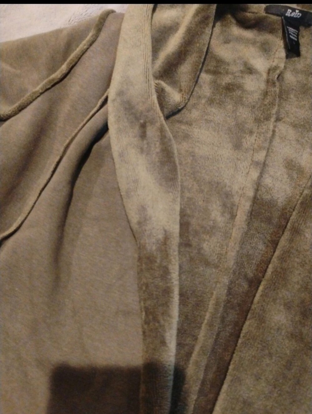 RAIN Open Front Collared Waterfall Cardigan - L - Picture 3 of 3